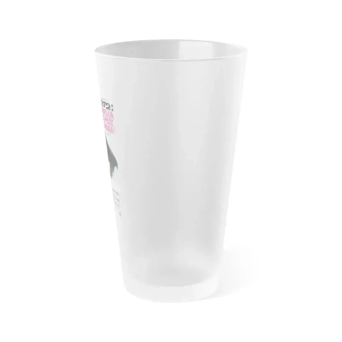 DRACULA A.D. 1972 (ITALIAN) Movie Poster - Frosted Pint Glass 16oz - Go Mug Yourself