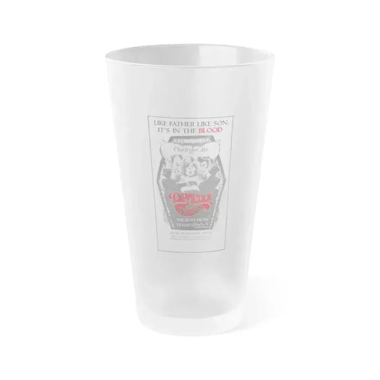 DRACULA AND SON 1976 Movie Poster - Frosted Pint Glass 16oz 16oz Frosted - Go Mug Yourself