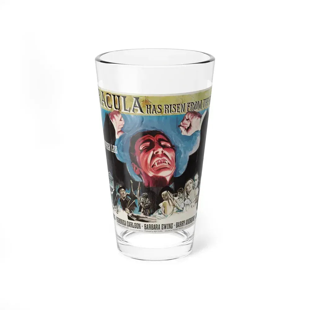 DRACULA HAS RISEN FROM THE GRAVE 1968 Movie Poster - Pint Glass 16oz 16oz - Go Mug Yourself