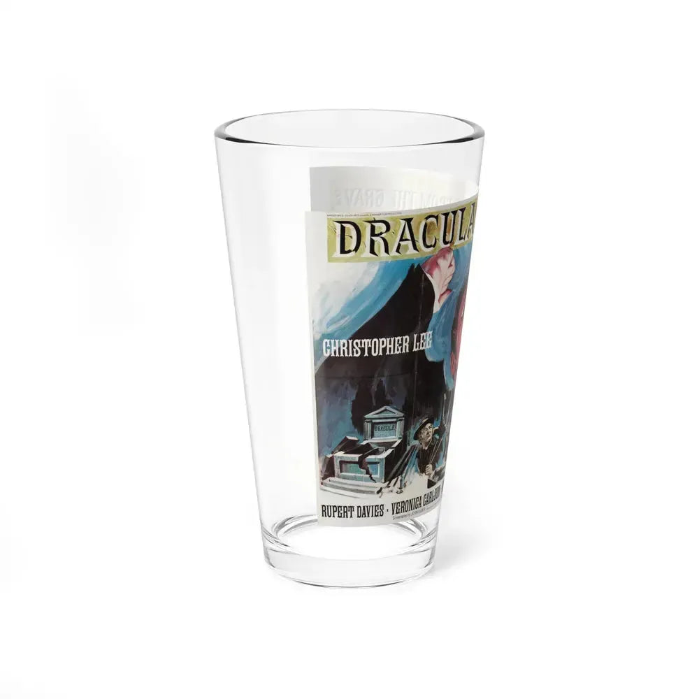 DRACULA HAS RISEN FROM THE GRAVE 1968 Movie Poster - Pint Glass 16oz - Go Mug Yourself