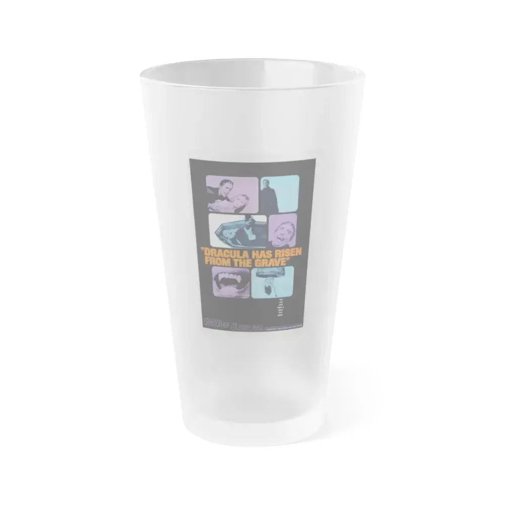 DRACULA HAS RISEN FROM THE GRAVE (2) 1968 Movie Poster - Frosted Pint Glass 16oz 16oz Frosted - Go Mug Yourself