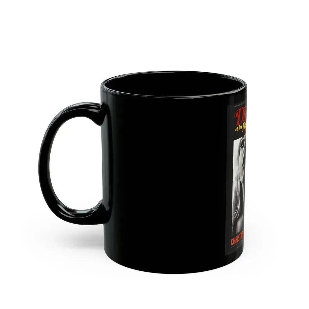 DRACULA HAS RISEN FROM THE GRAVE (FRENCH) 1968 Movie Poster - Black Coffee Mug - Go Mug Yourself