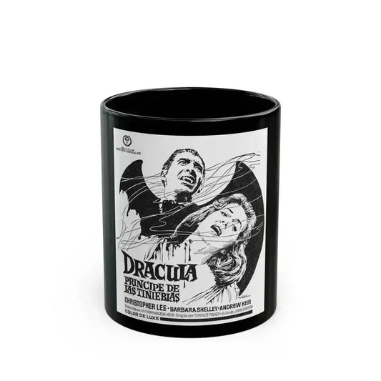 DRACULA PRINCE OF DARKNESS (SPANISH) 2 1966 Movie Poster - Black Coffee Mug 11oz - Go Mug Yourself