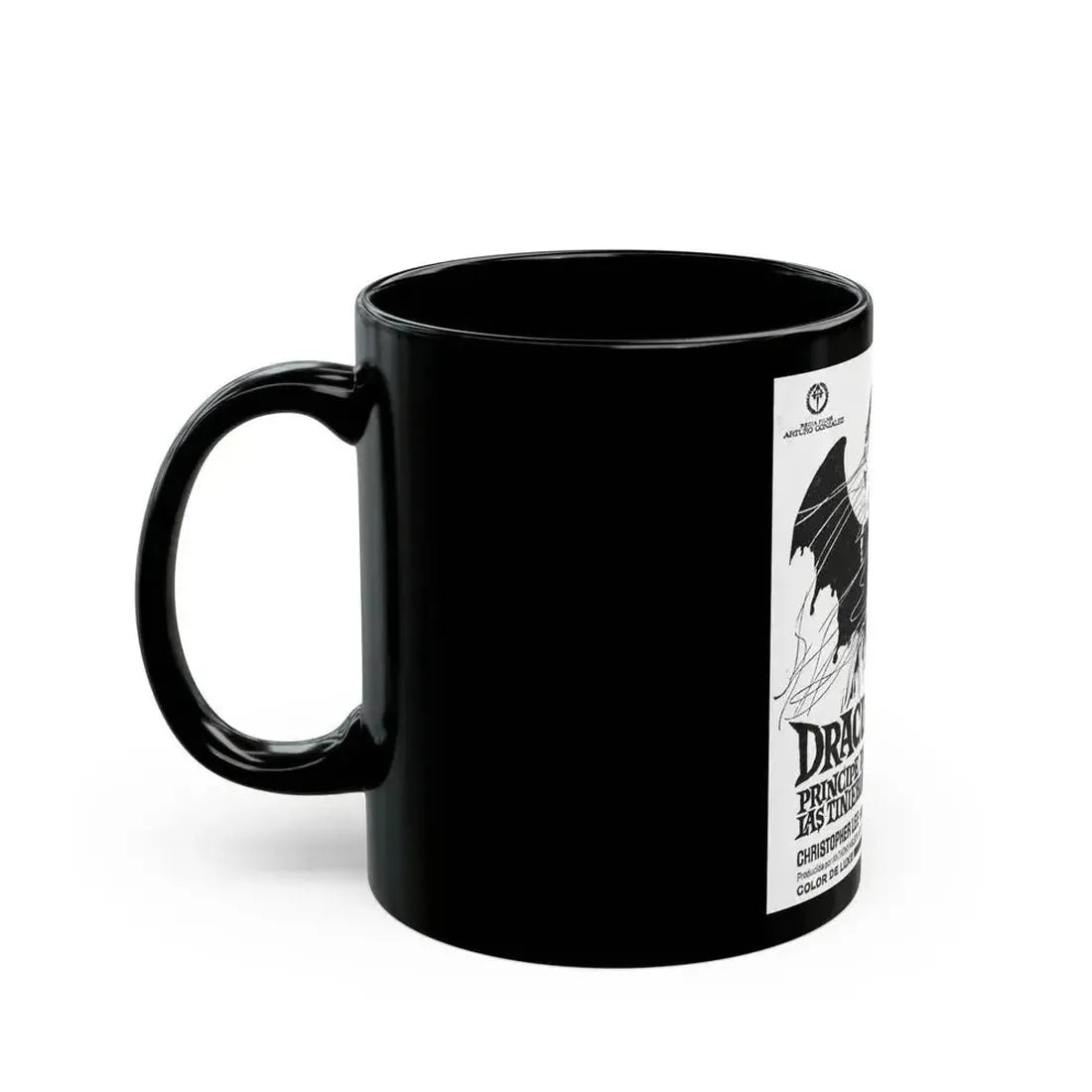 DRACULA PRINCE OF DARKNESS (SPANISH) 2 1966 Movie Poster - Black Coffee Mug - Go Mug Yourself