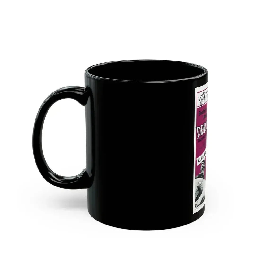 DRACULA PRINCE OF DARKNESS + THE PLAGUE OF THE ZOMBIES 1966 Movie Poster - Black Coffee Mug - Go Mug Yourself