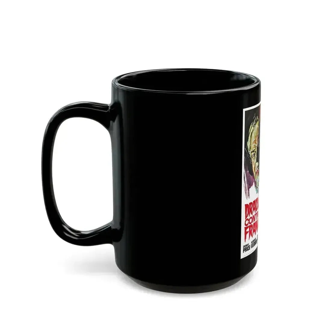 DRACULA, PRISONER OF FRANKENSTEIN 1972 Movie Poster - Black Coffee Mug - Go Mug Yourself