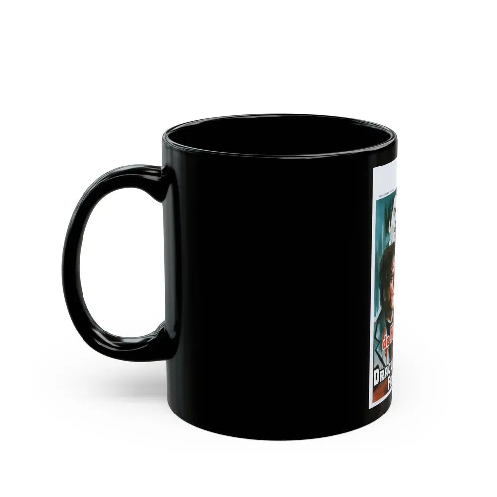 DRACULA, PRISONER OF FRANKENSTEIN (BELGIAN) 1972 Movie Poster - Black Coffee Mug - Go Mug Yourself