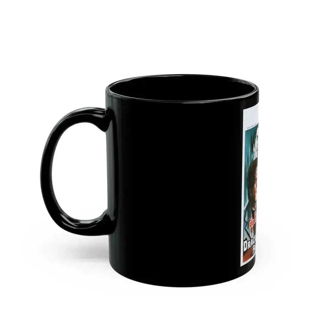 DRACULA, PRISONER OF FRANKENSTEIN (BELGIAN) 1972 Movie Poster - Black Coffee Mug - Go Mug Yourself