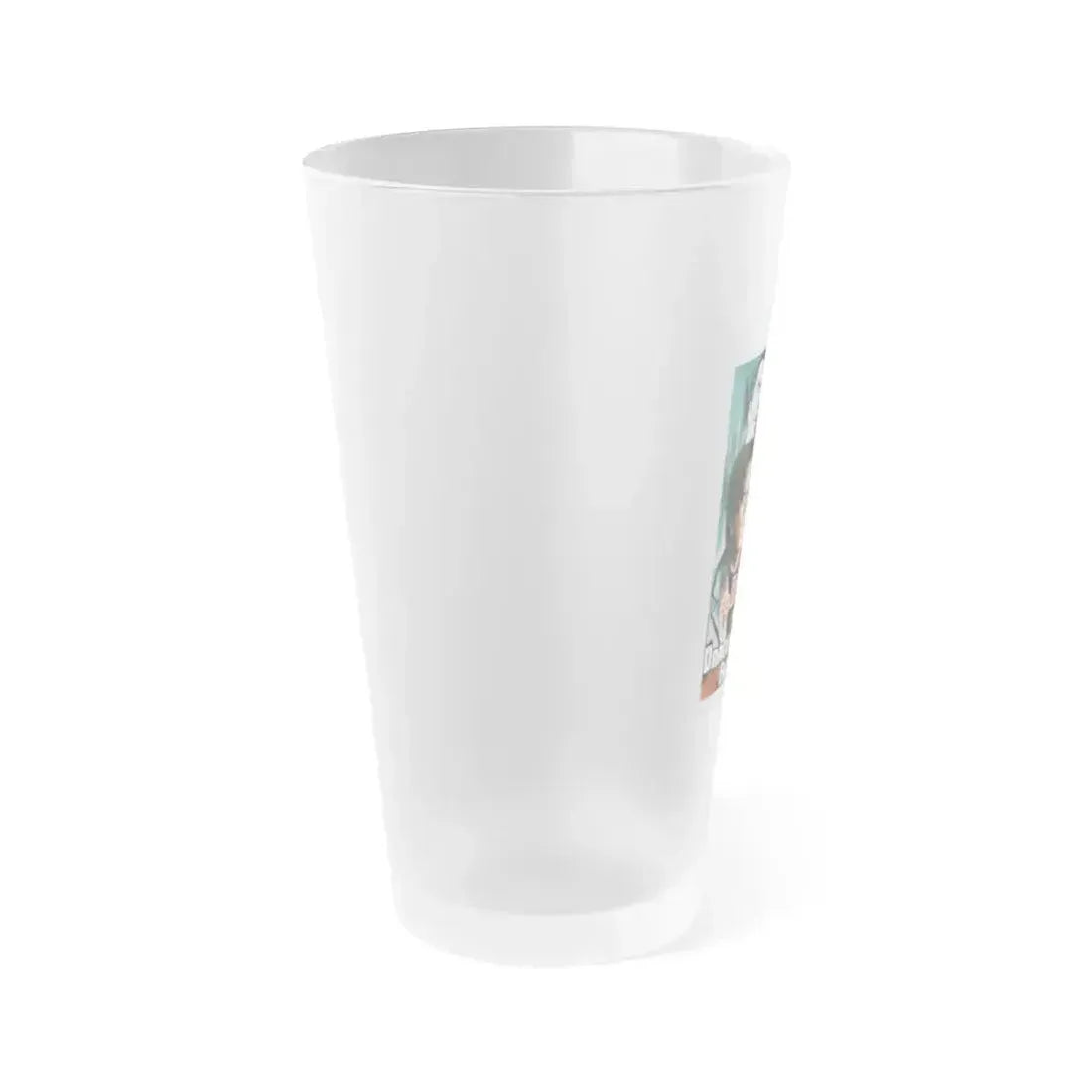DRACULA, PRISONER OF FRANKENSTEIN (BELGIAN) 1972 Movie Poster - Frosted Pint Glass 16oz - Go Mug Yourself