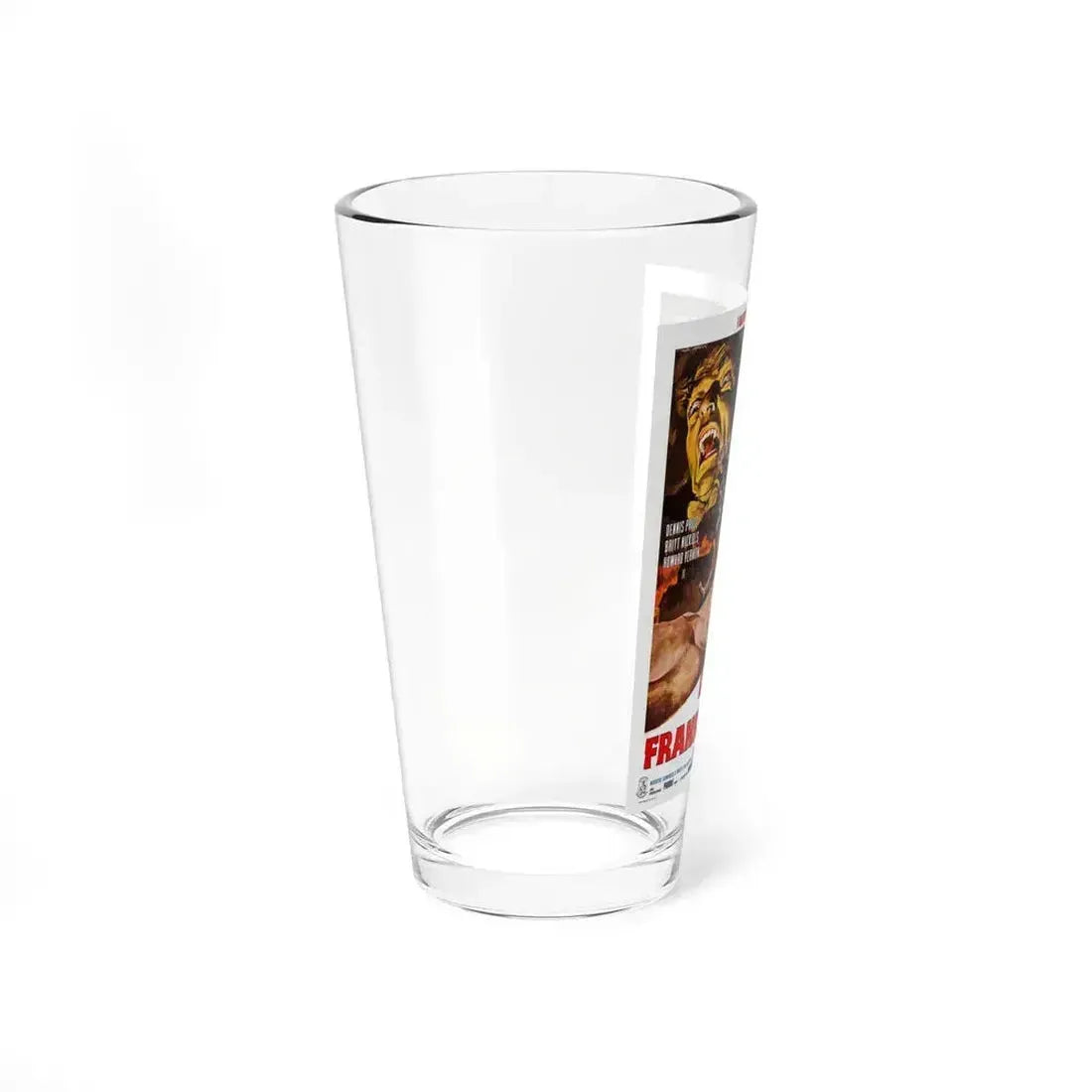 DRACULA, PRISONER OF FRANKENSTEIN (ITALIAN) 1972 Movie Poster - Pint Glass 16oz - Go Mug Yourself