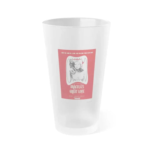DRACULA'S GREAT LOVE 1973 Movie Poster - Frosted Pint Glass 16oz 16oz Frosted - Go Mug Yourself