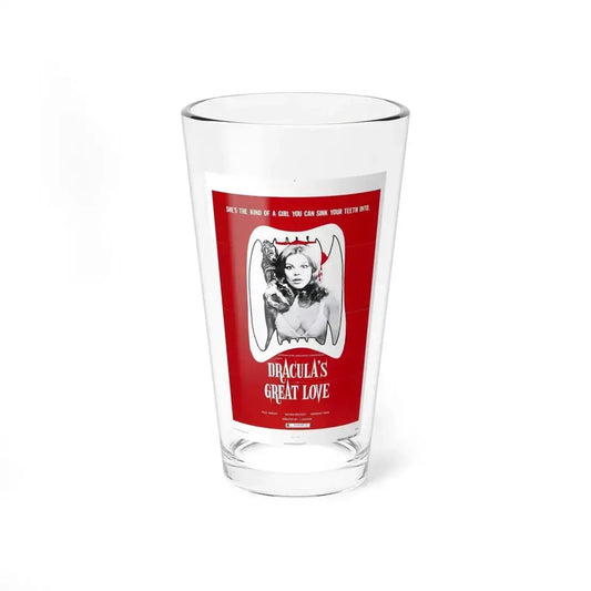 DRACULA'S GREAT LOVE 1973 Movie Poster - Pint Glass 16oz 16oz - Go Mug Yourself
