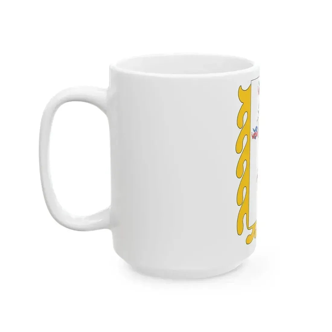 Dragon flag used by Du Wenxiu (China) White Coffee Mug - Go Mug Yourself