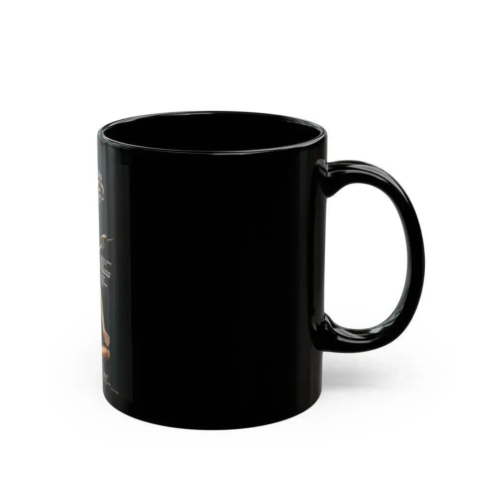 DRAGON FORCE 1982 Movie Poster - Black Coffee Mug - Go Mug Yourself