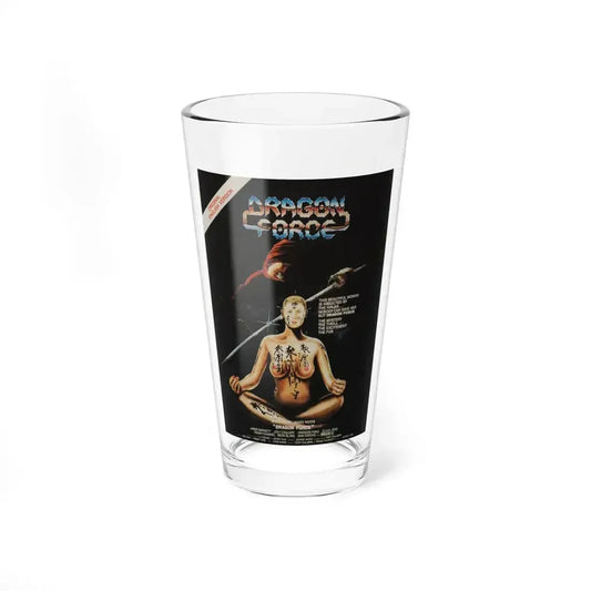 DRAGON FORCE 1982 Movie Poster - Pint Glass 16oz 16oz - Go Mug Yourself