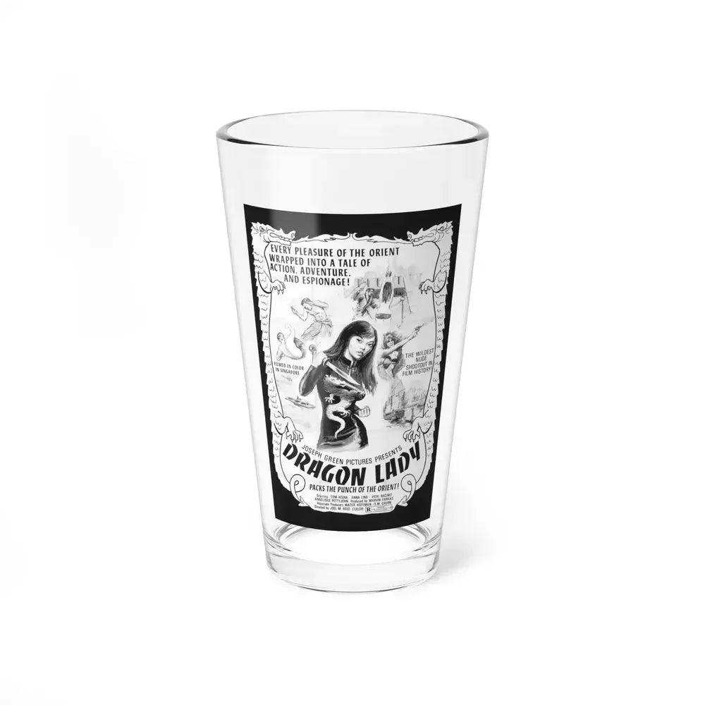 DRAGON LADY 1992 Movie Poster - Pint Glass 16oz 16oz - Go Mug Yourself