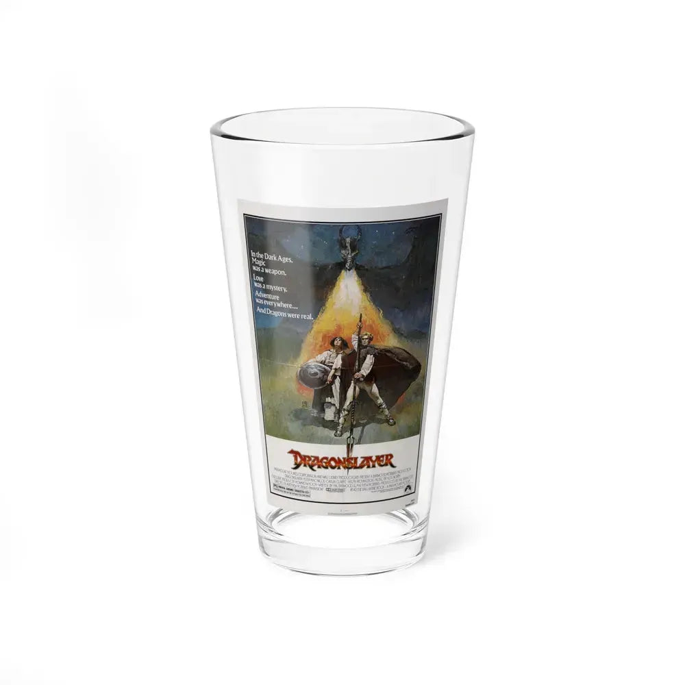DRAGONSLAYER 1981 Movie Poster - Pint Glass 16oz 16oz - Go Mug Yourself