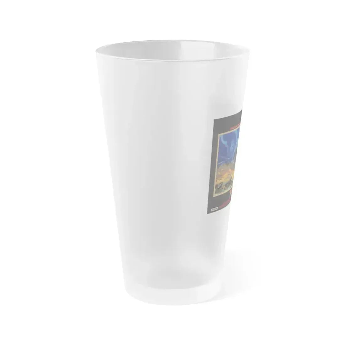 DRAGONSLAYER (ENGLISH) 1981 Movie Poster - Frosted Pint Glass 16oz - Go Mug Yourself