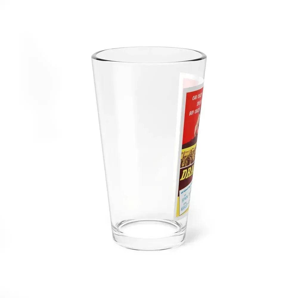 DRAGSTRIP GIRL 1957 Movie Poster - Pint Glass 16oz - Go Mug Yourself