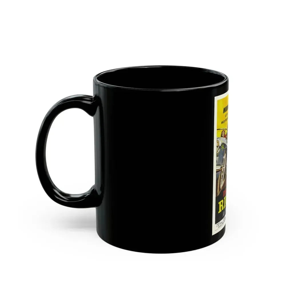 DRAGSTRIP RIOT 1958 Movie Poster - Black Coffee Mug - Go Mug Yourself