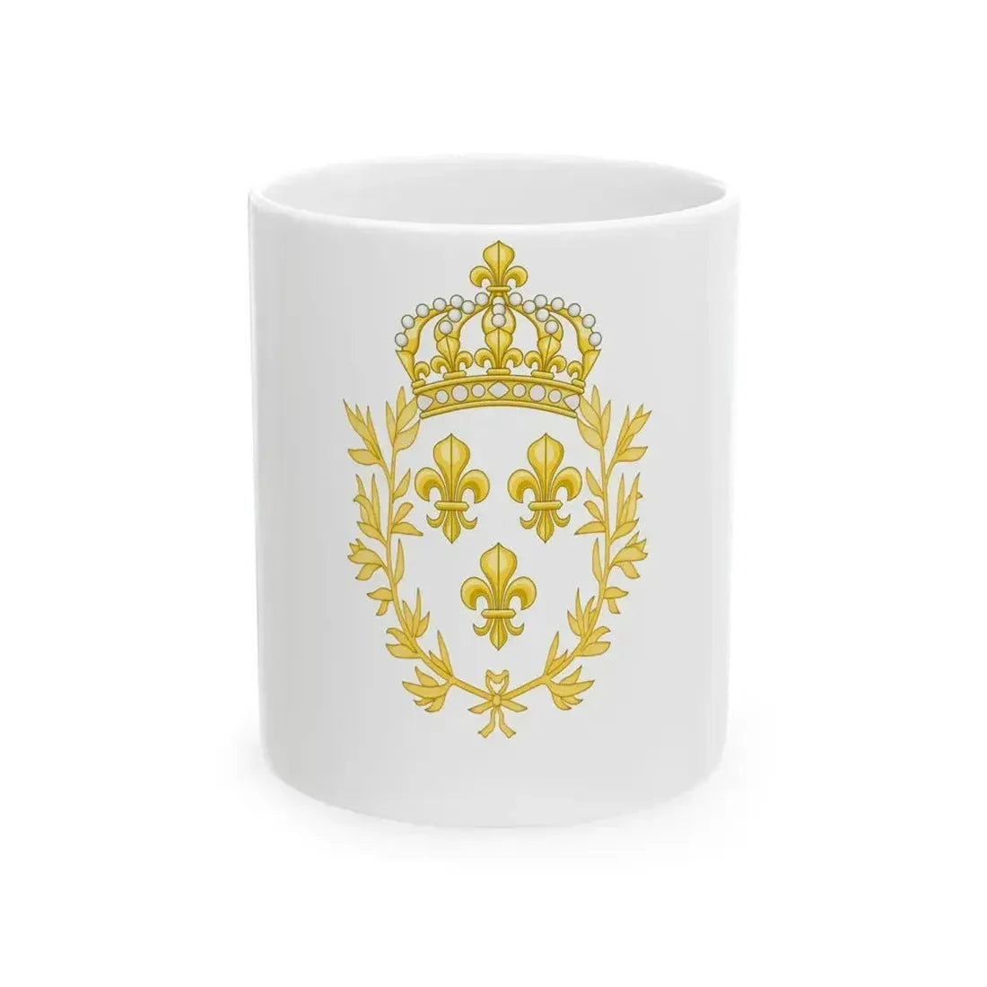 Drapeau blanc du Royaume de France 1825 autre version (France) White Coffee Mug 11oz - Go Mug Yourself