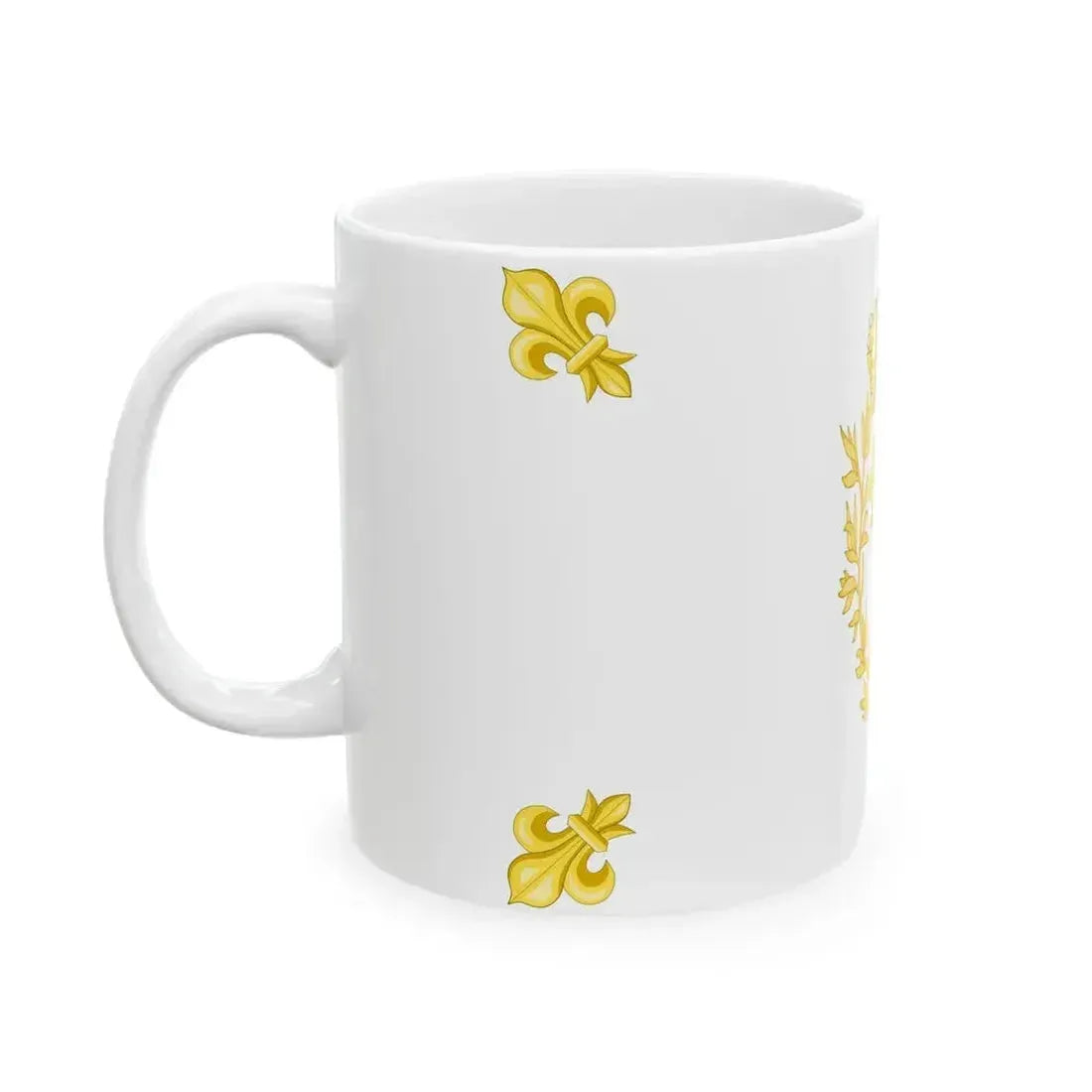 Drapeau blanc du Royaume de France 1825 autre version (France) White Coffee Mug - Go Mug Yourself