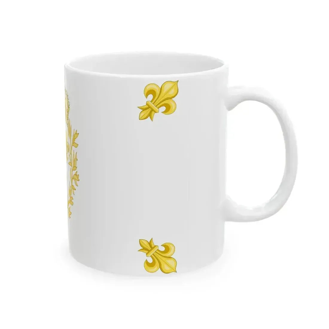 Drapeau blanc du Royaume de France 1825 autre version (France) White Coffee Mug - Go Mug Yourself