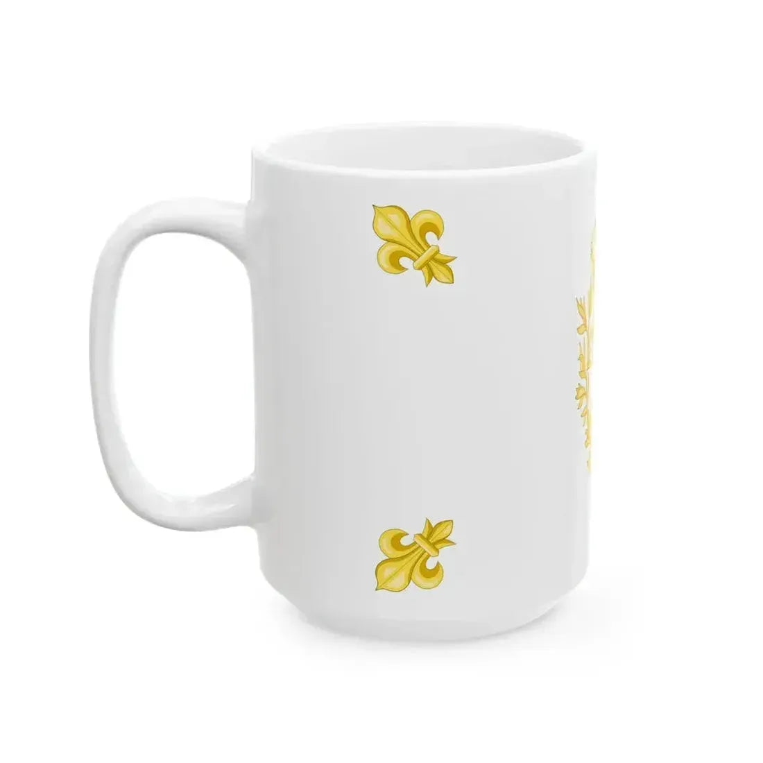Drapeau blanc du Royaume de France 1825 autre version (France) White Coffee Mug - Go Mug Yourself