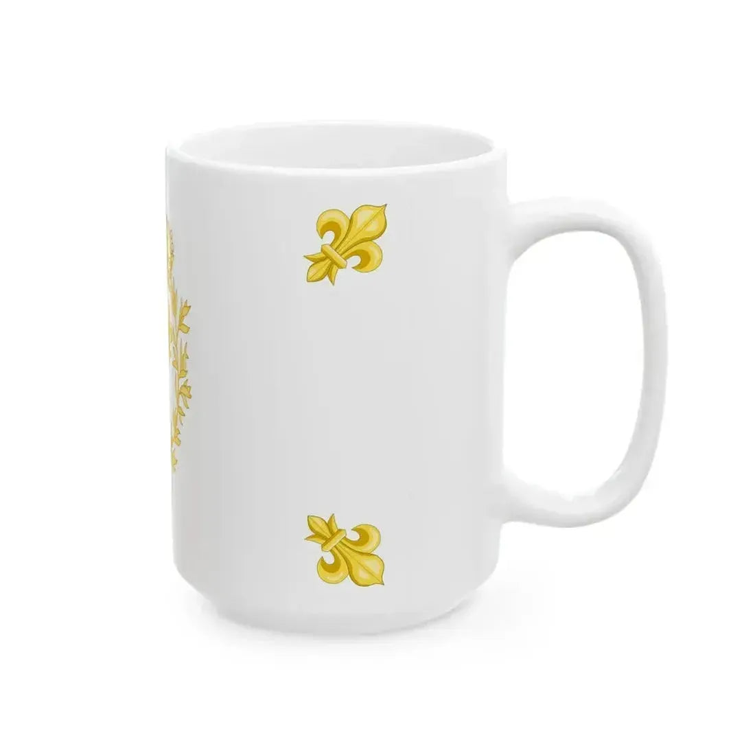 Drapeau blanc du Royaume de France 1825 autre version (France) White Coffee Mug - Go Mug Yourself