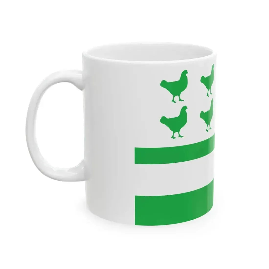 Drapeau Bresses Unies - Proposition (France) White Coffee Mug - Go Mug Yourself