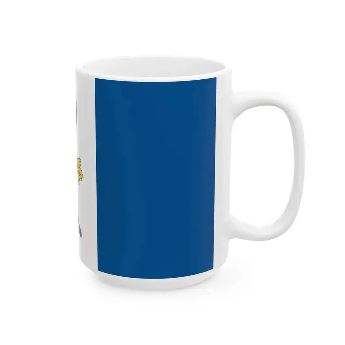 Drapeau CMR Saint-Jean - RMC Saint-Jean Flag (Canada) White Coffee Mug - Go Mug Yourself