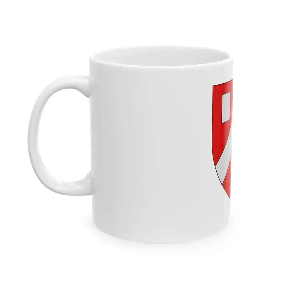 Drapeau de Cesson-Sevigne (France) White Coffee Mug - Go Mug Yourself