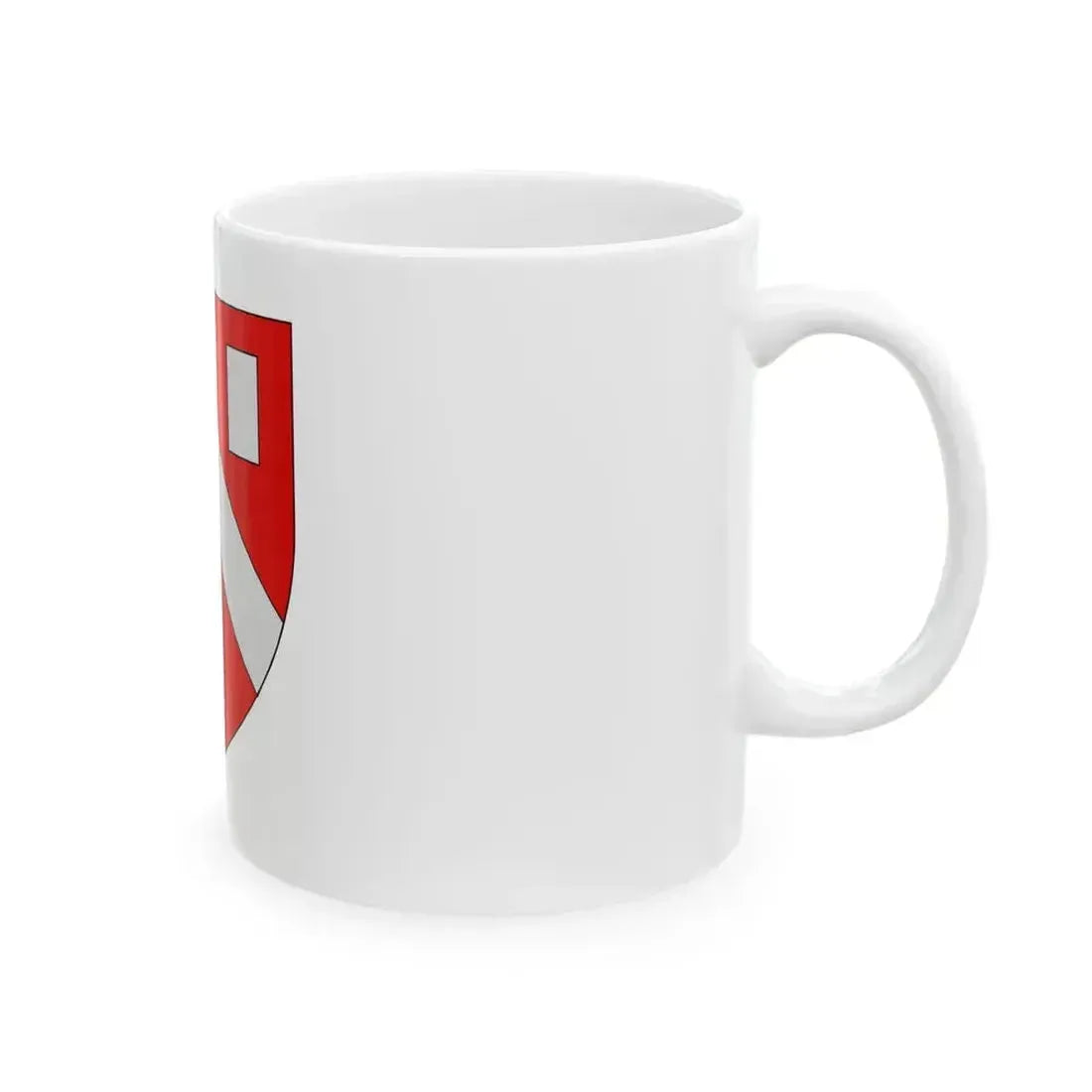 Drapeau de Cesson-Sevigne (France) White Coffee Mug - Go Mug Yourself