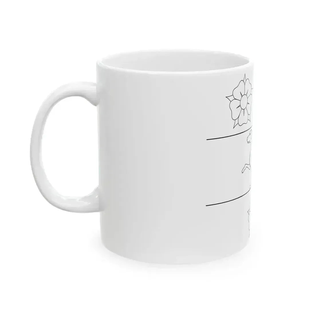 Drapeau de Jean de Michaelis (Italy) White Coffee Mug - Go Mug Yourself