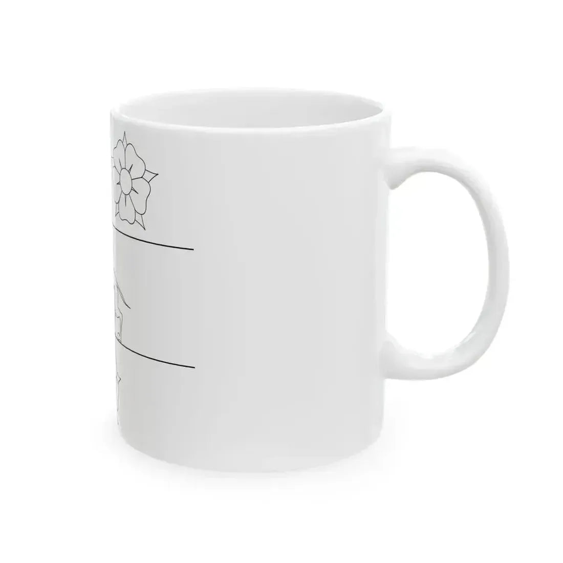 Drapeau de Jean de Michaelis (Italy) White Coffee Mug - Go Mug Yourself