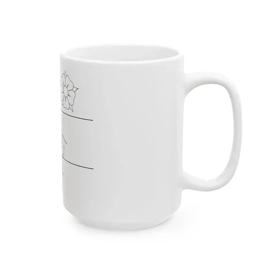 Drapeau de Jean de Michaelis (Italy) White Coffee Mug - Go Mug Yourself