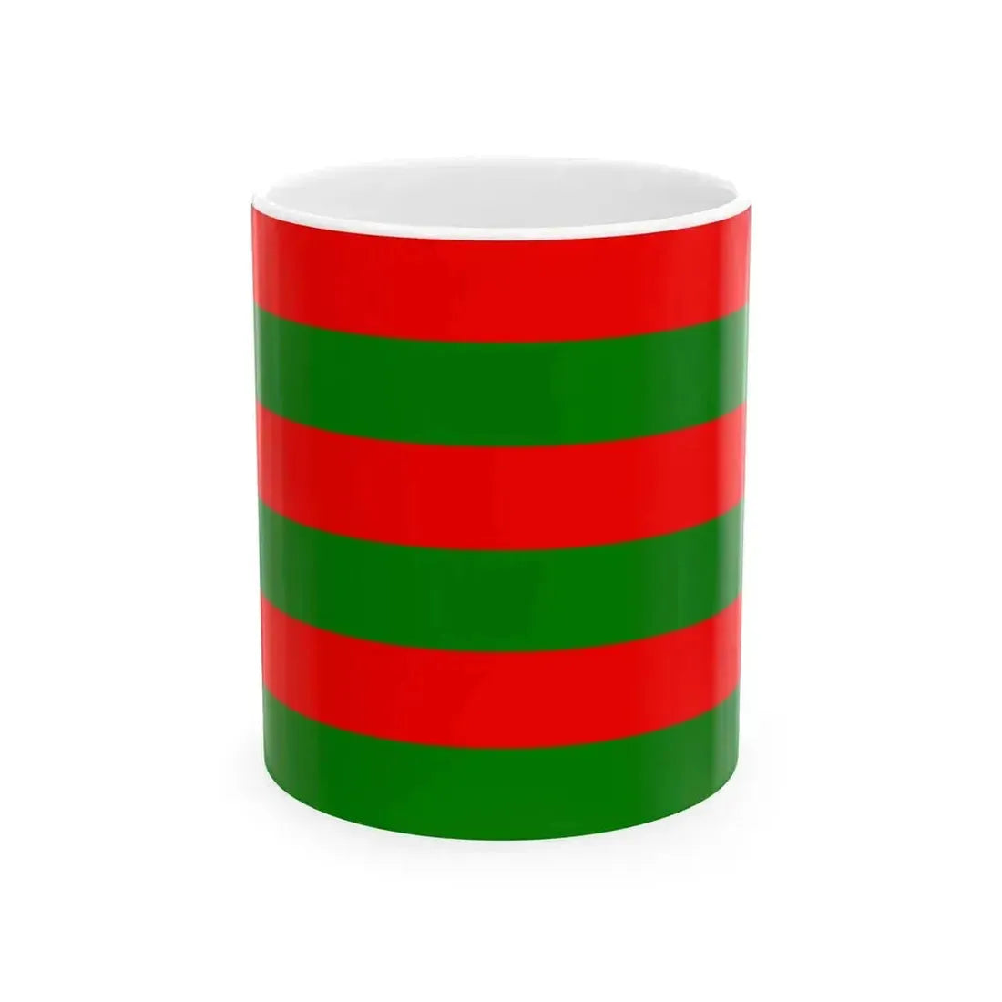 Drapeau de la commune de Rosendael 59 Nord-France (France) White Coffee Mug 11oz - Go Mug Yourself