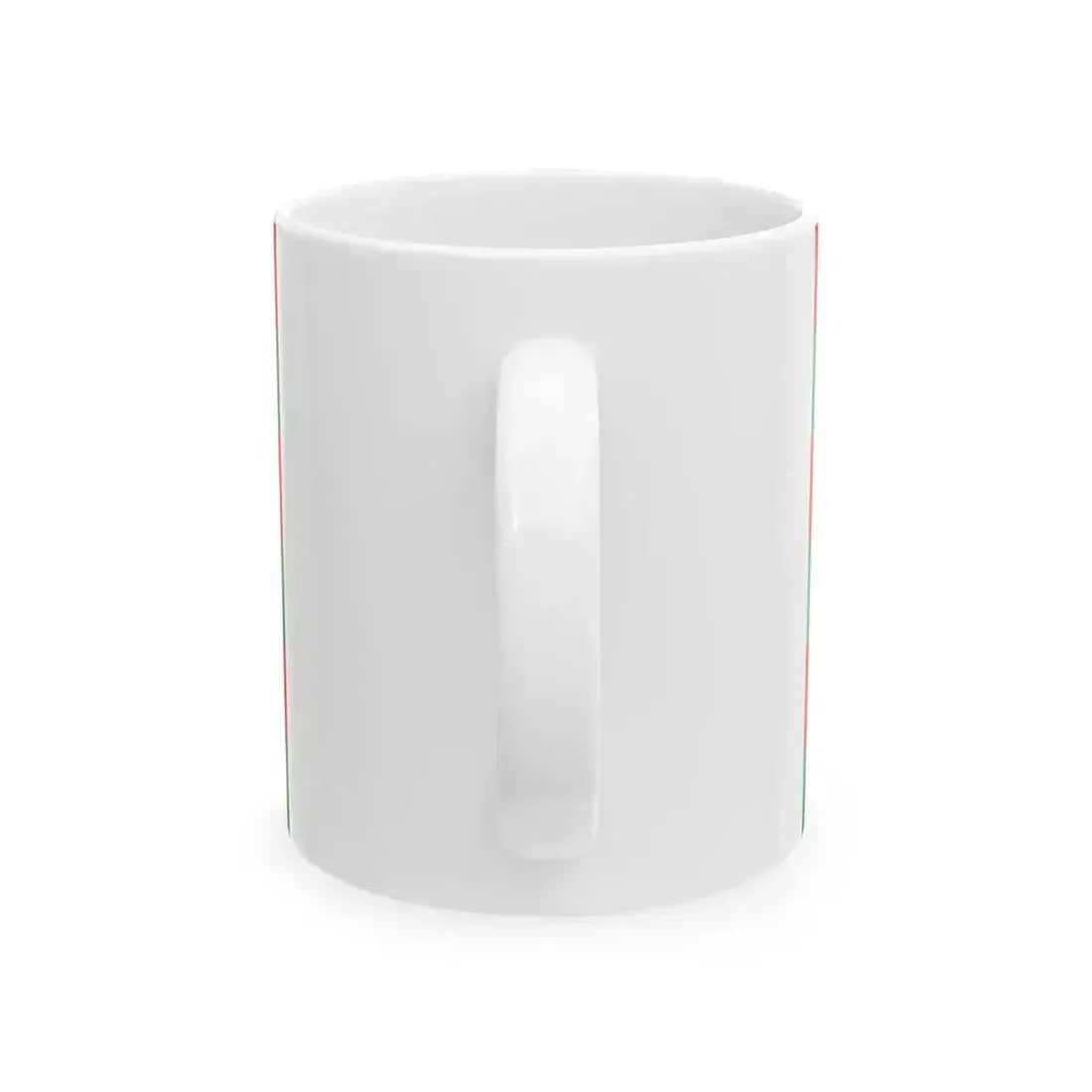 Drapeau de la commune de Rosendael 59 Nord-France (France) White Coffee Mug - Go Mug Yourself