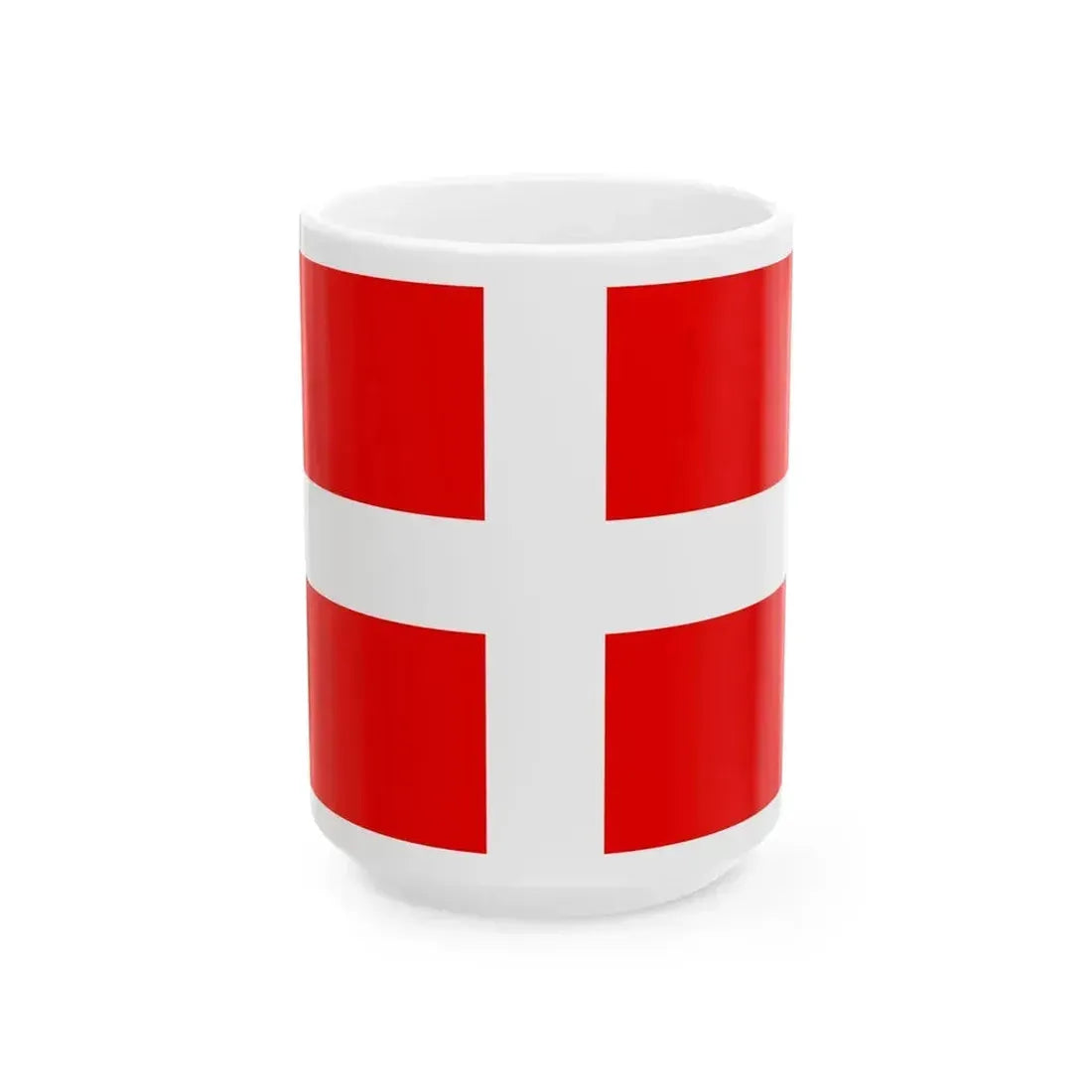 Drapeau de la Savoie (France) White Coffee Mug 15oz - Go Mug Yourself