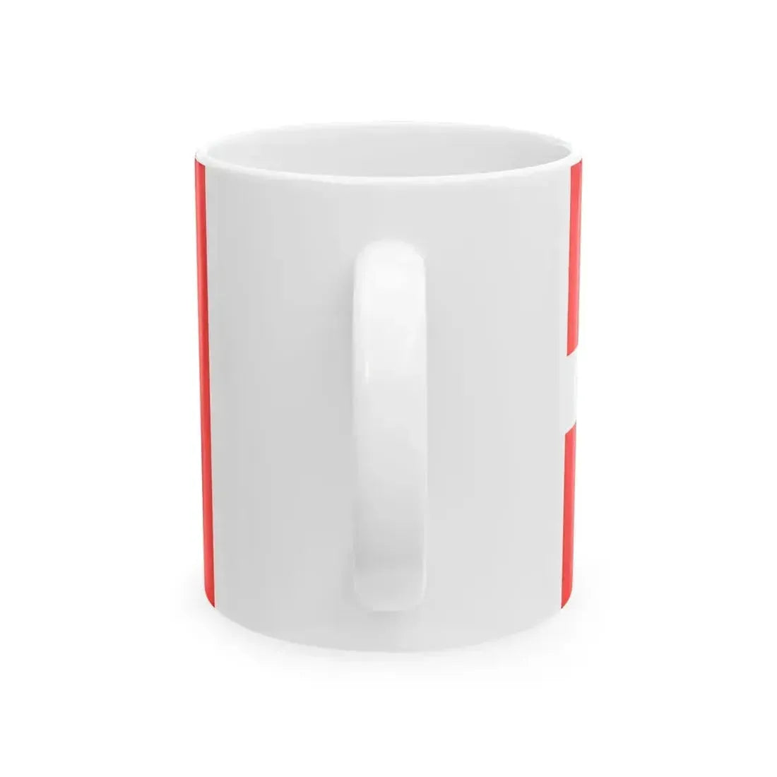 Drapeau de Montmelian (France) White Coffee Mug - Go Mug Yourself