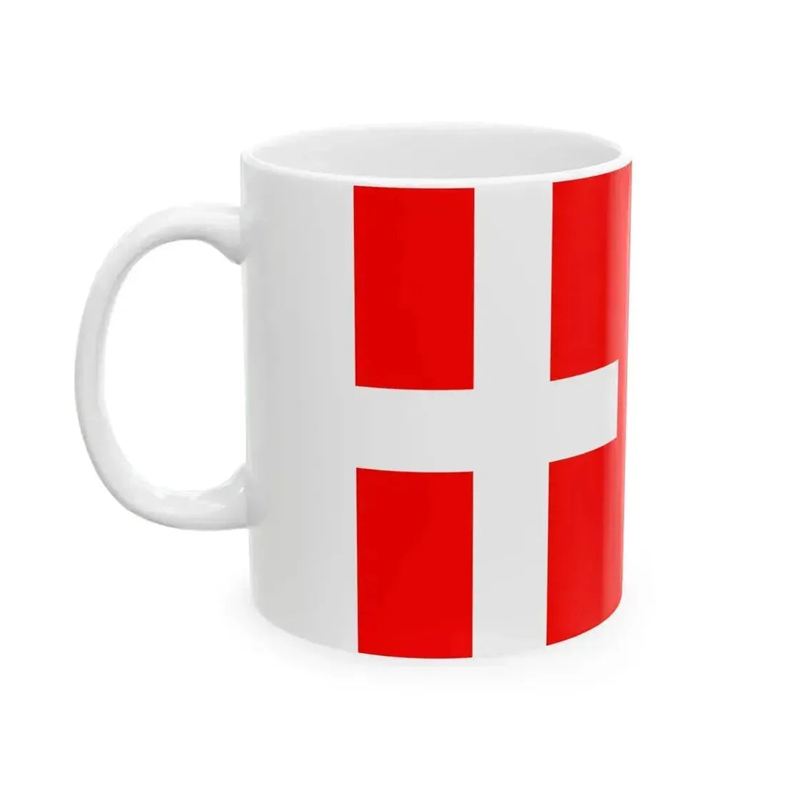 Drapeau de Montmelian (France) White Coffee Mug - Go Mug Yourself