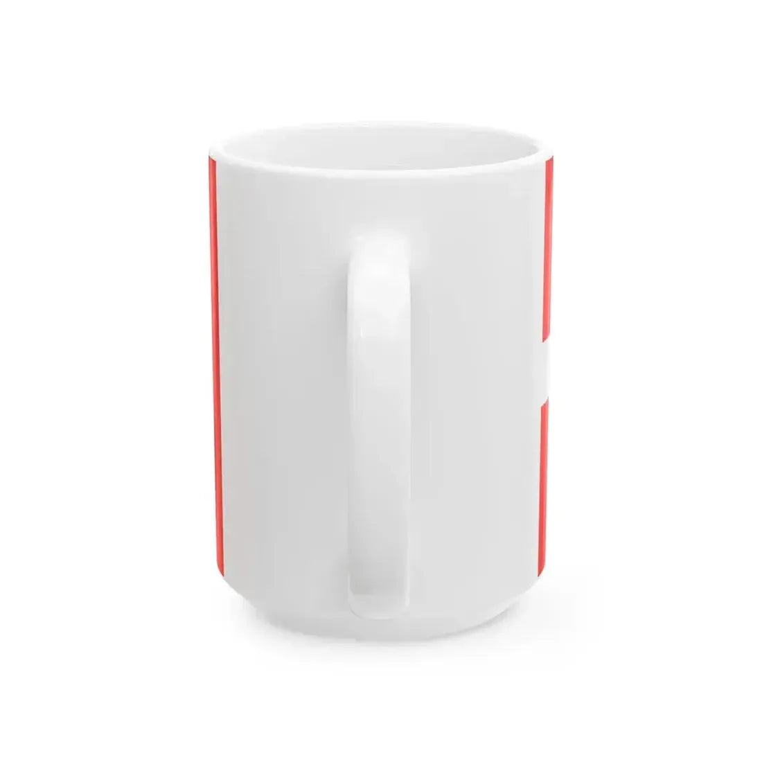 Drapeau de Montmelian (France) White Coffee Mug - Go Mug Yourself