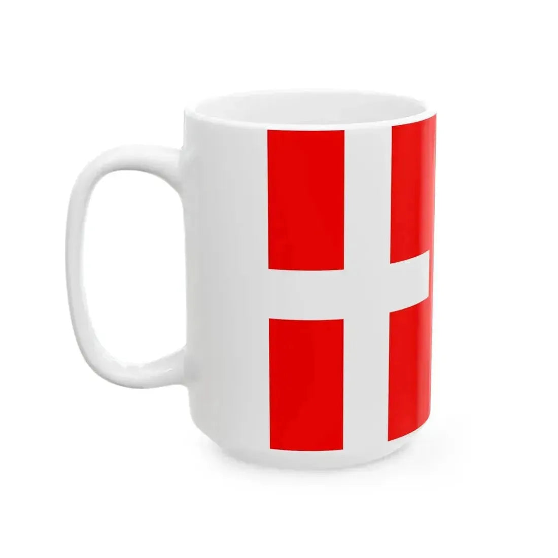 Drapeau de Montmelian (France) White Coffee Mug - Go Mug Yourself