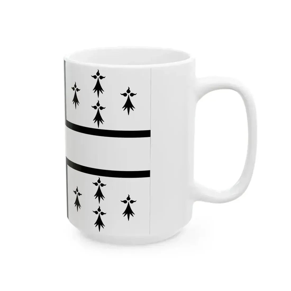 Drapeau de Nantes (France) White Coffee Mug - Go Mug Yourself