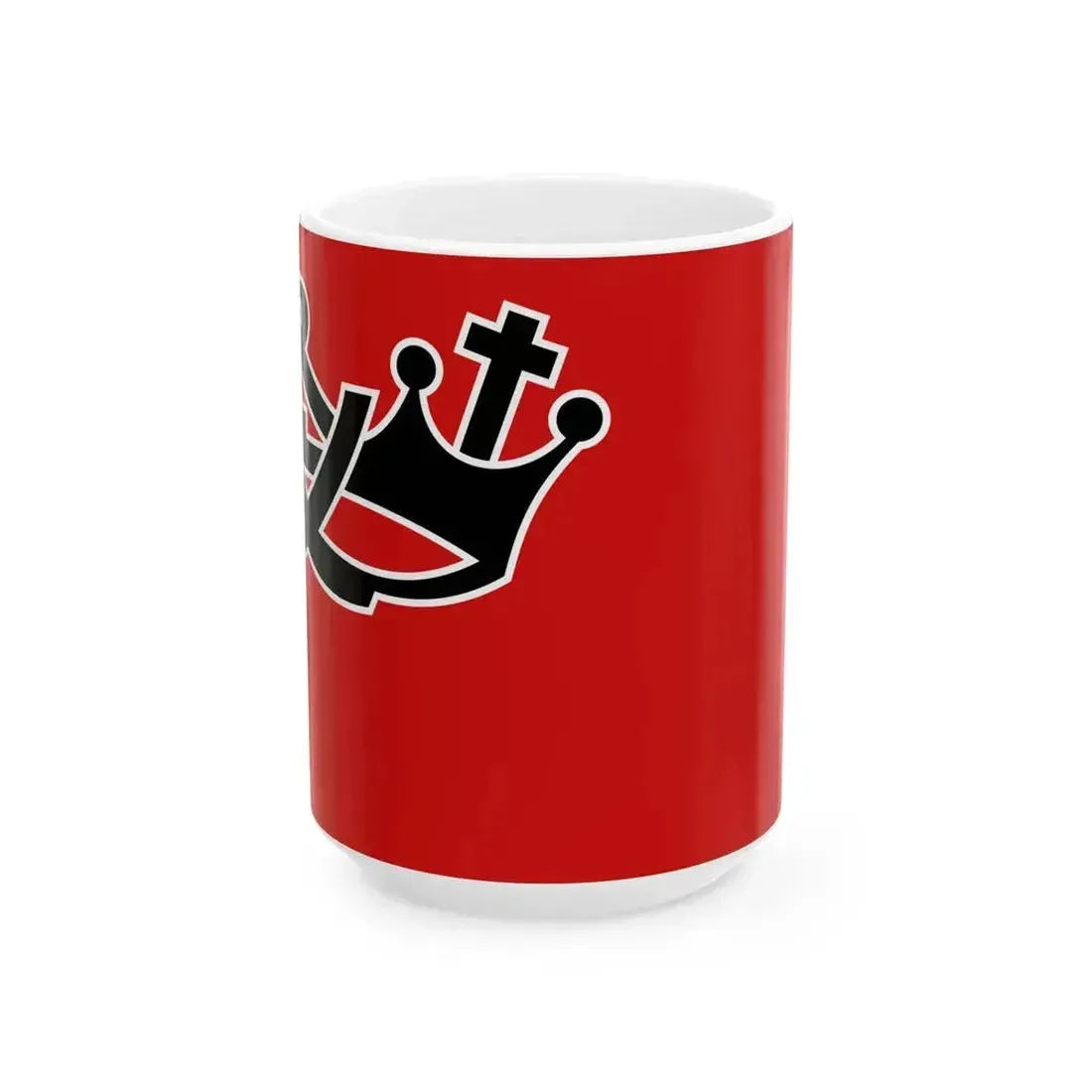 Drapeau de Rex (Belgium) White Coffee Mug 15oz - Go Mug Yourself