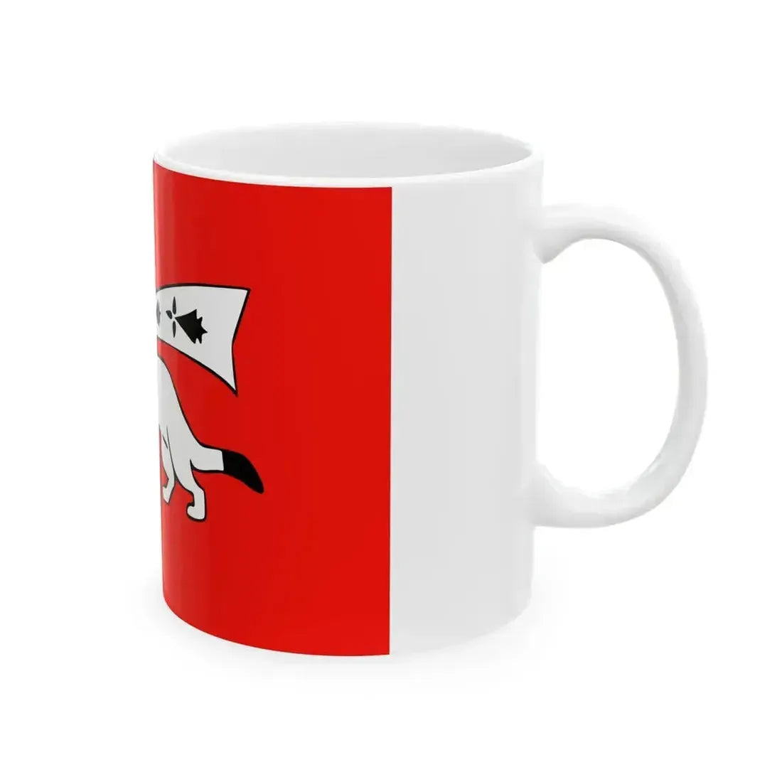 Drapeau de Vannes (Belgium) White Coffee Mug - Go Mug Yourself