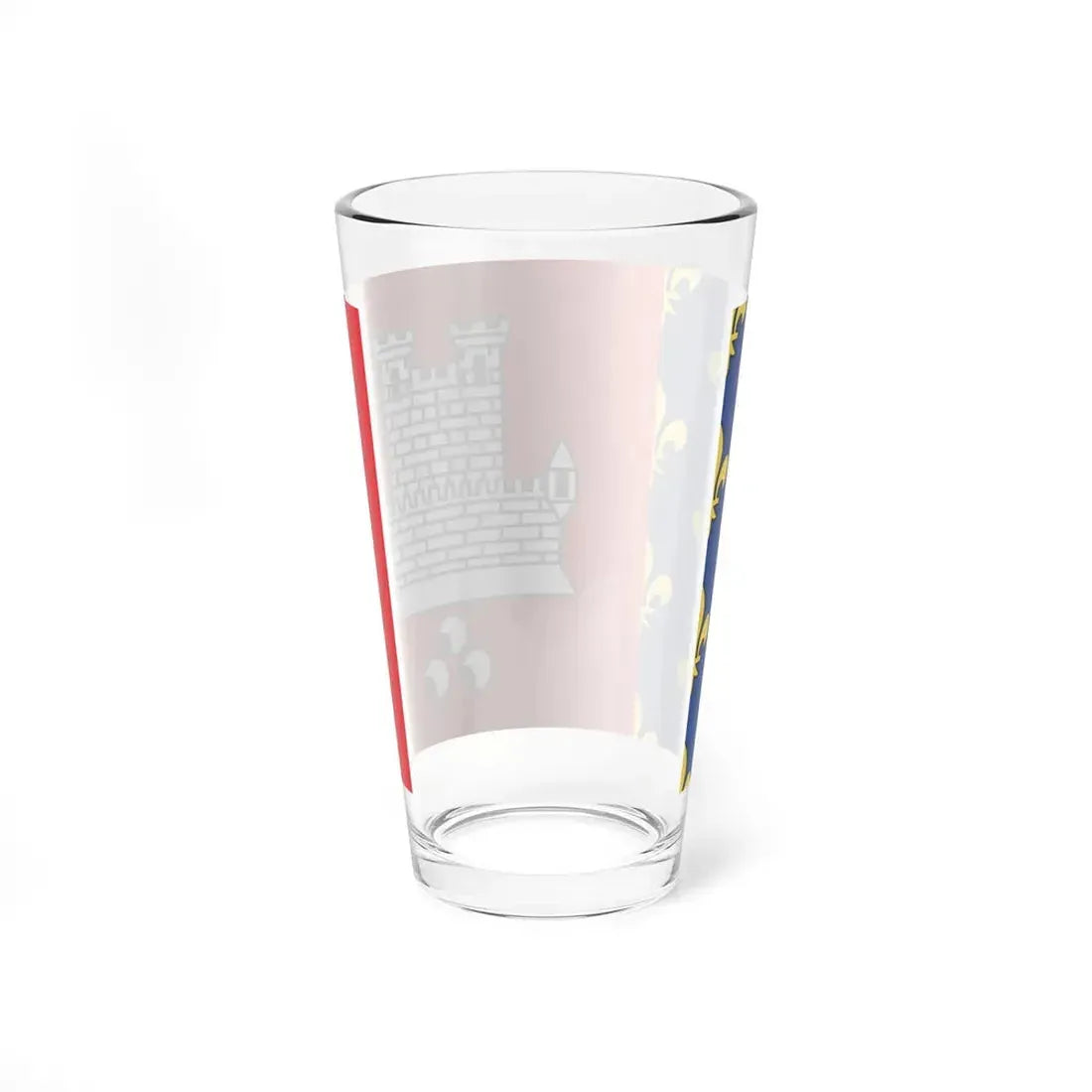 Drapeau de Vincennes France (France) Pint Glass 16oz - Go Mug Yourself
