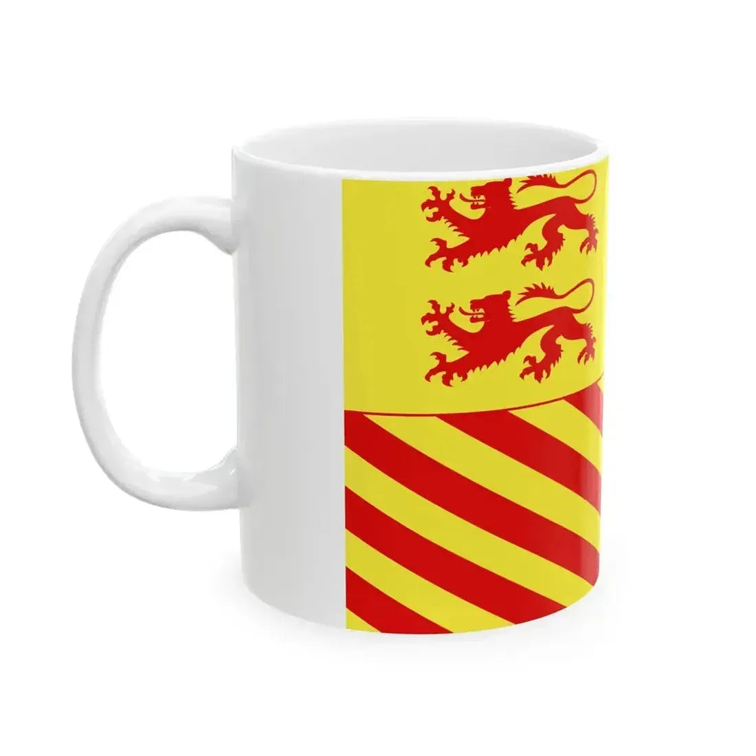 Drapeau departement fr Correze (France) White Coffee Mug - Go Mug Yourself