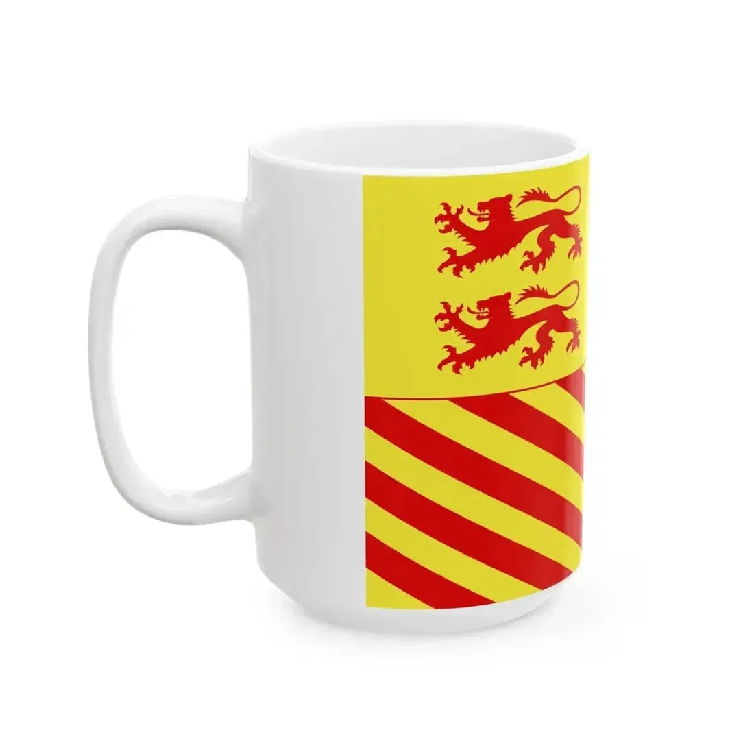 Drapeau departement fr Correze (France) White Coffee Mug - Go Mug Yourself