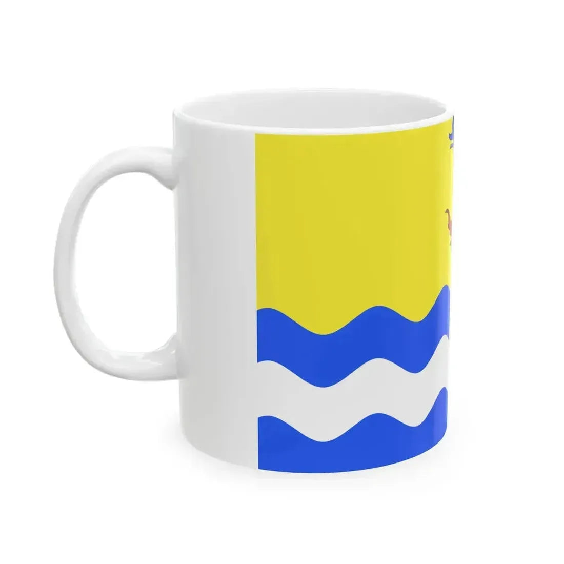 Drapeau departement fr Drome (France) White Coffee Mug - Go Mug Yourself